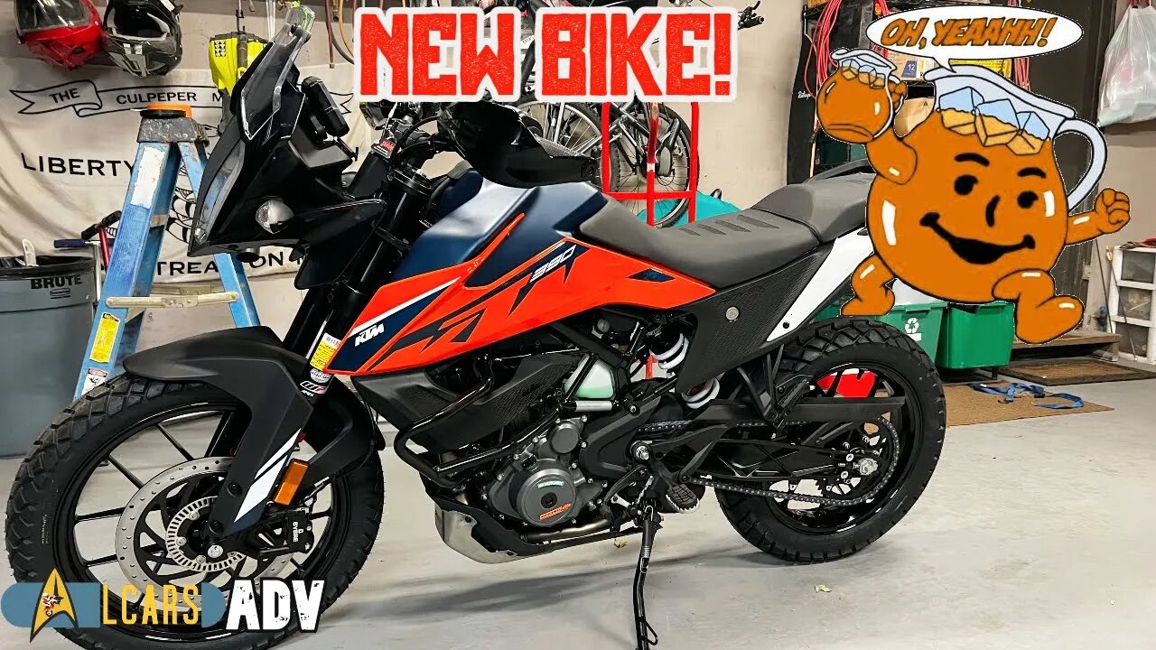 New Bike! More adventure - with a little orange Kool-Aid!