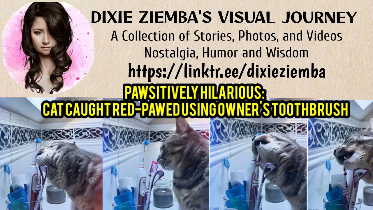 Pawsitively Hilarious: Cat Caught Red-Pawed Using Owner's Toothbrush