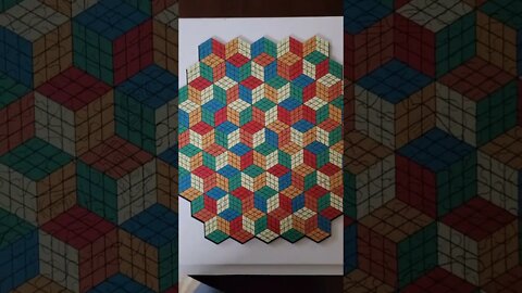 Rubik's Cube Wooden #jigsawpuzzle by Gemturt Puzzles! #puzzles #rubikscube #shorts #impossible