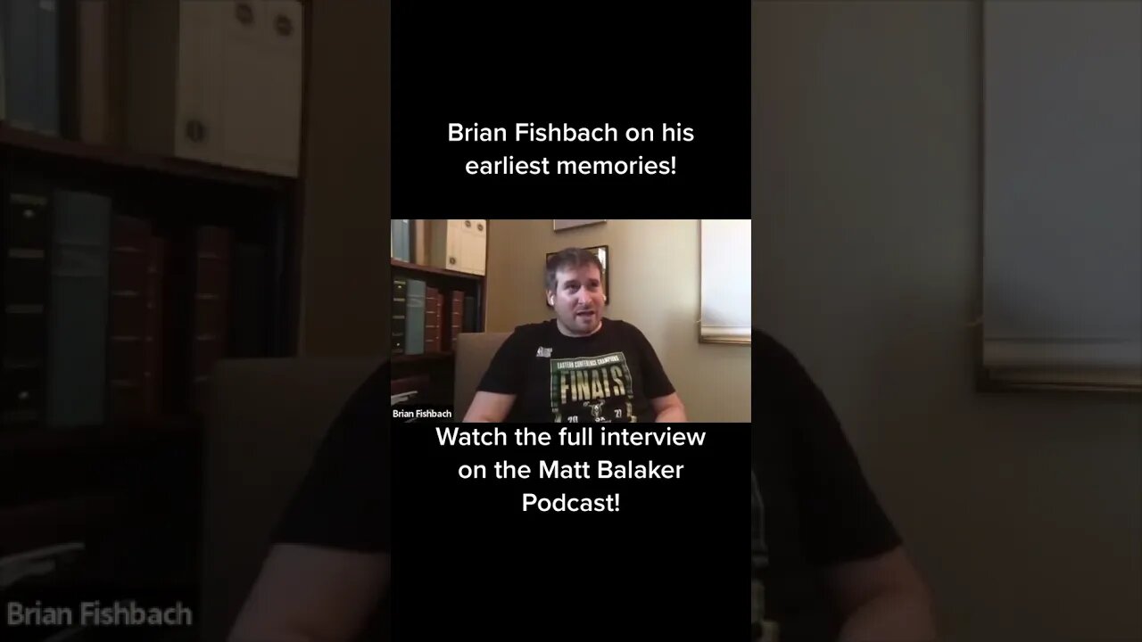 Brian Fishbach on His Earliest Memories #shorts