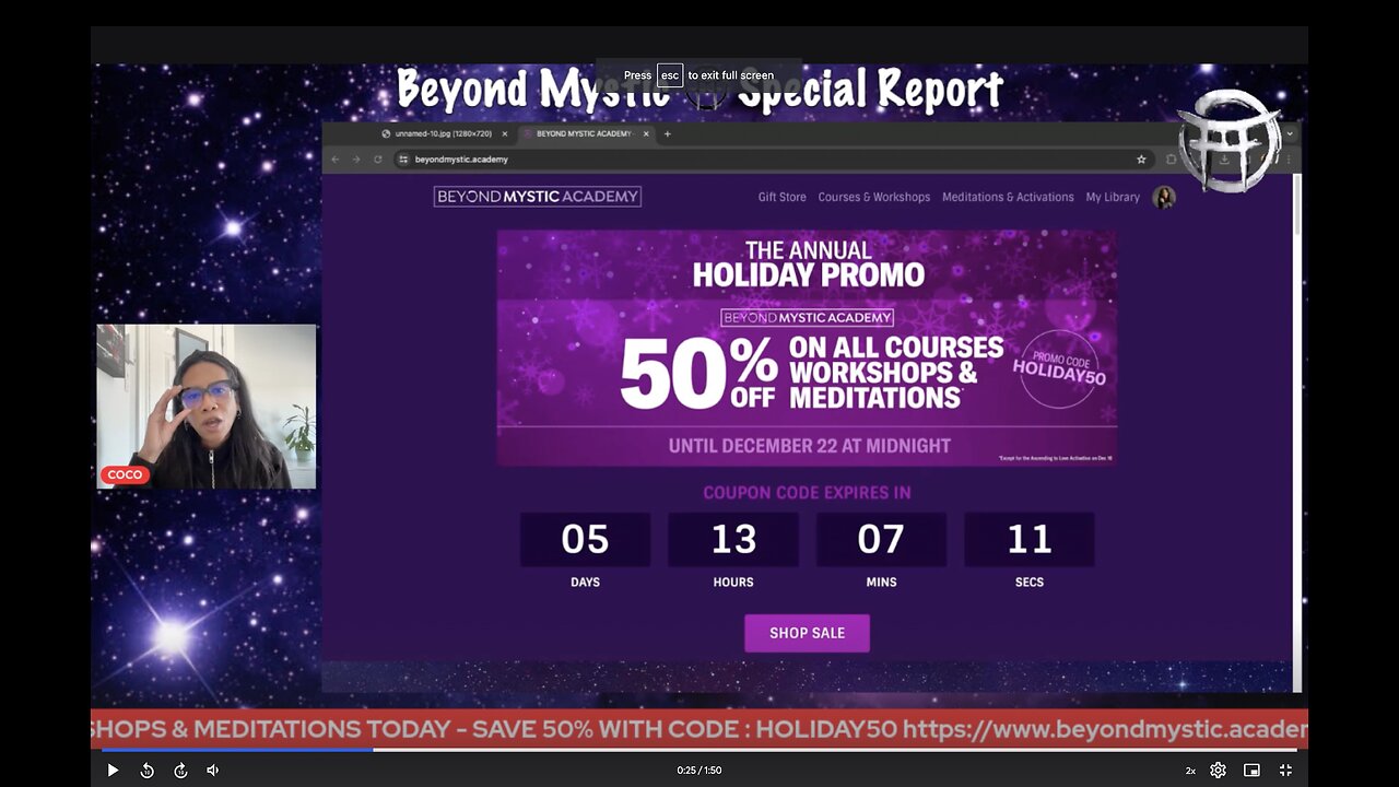 BEYOND MYSTIC ACADEMY - HOLIDAY PROMO!