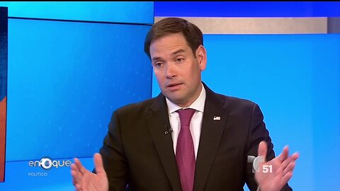 Rubio discusses the crisis in Venezuela on Telemundo 51 Enfoque