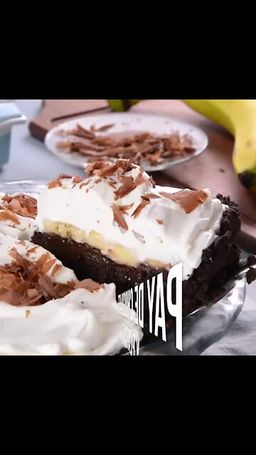Chocolate and Banana Pies
