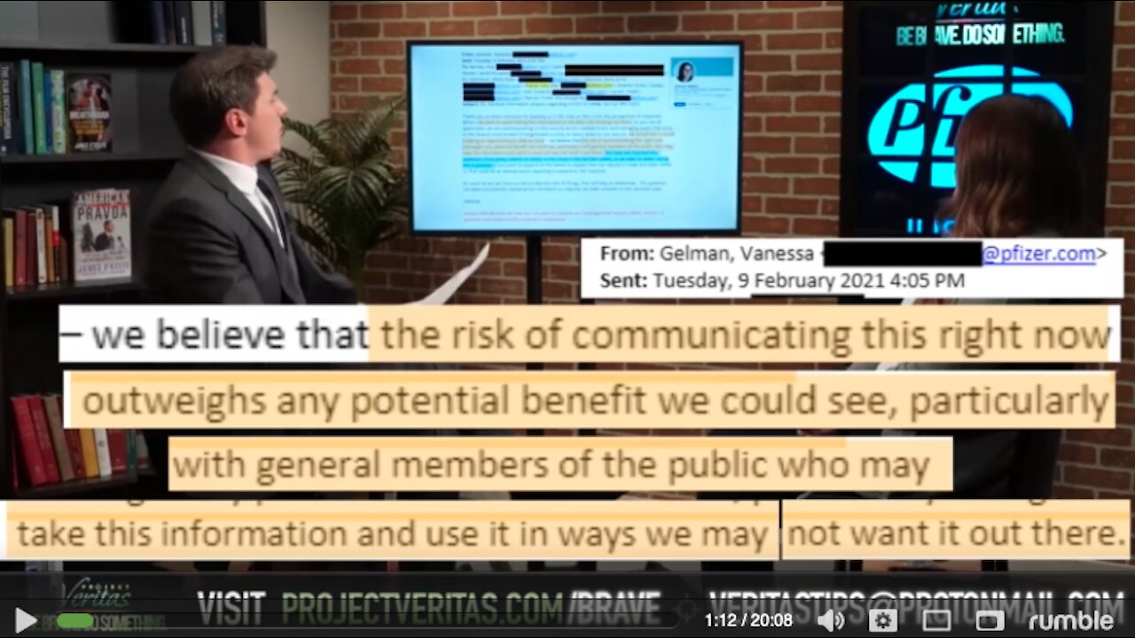 Project Veritas EXPOSES COVID-19 Vaccines - We "Avoid Having Info On Fetal Cells Out There"