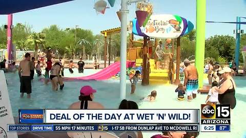 DEAL OF THE DAY! Go to Wet 'n' Wild for less than half the normal price!