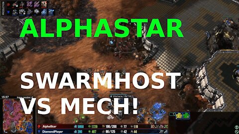 AlphaStar SWARMHOST VS MECH!