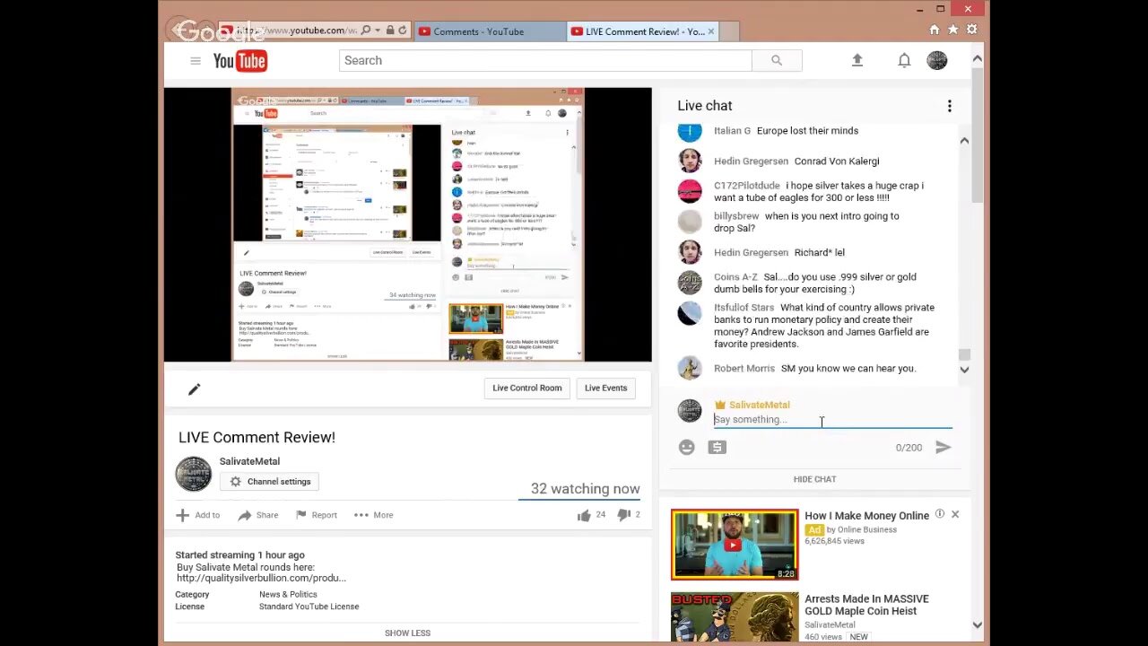 LIVE Comment Review!