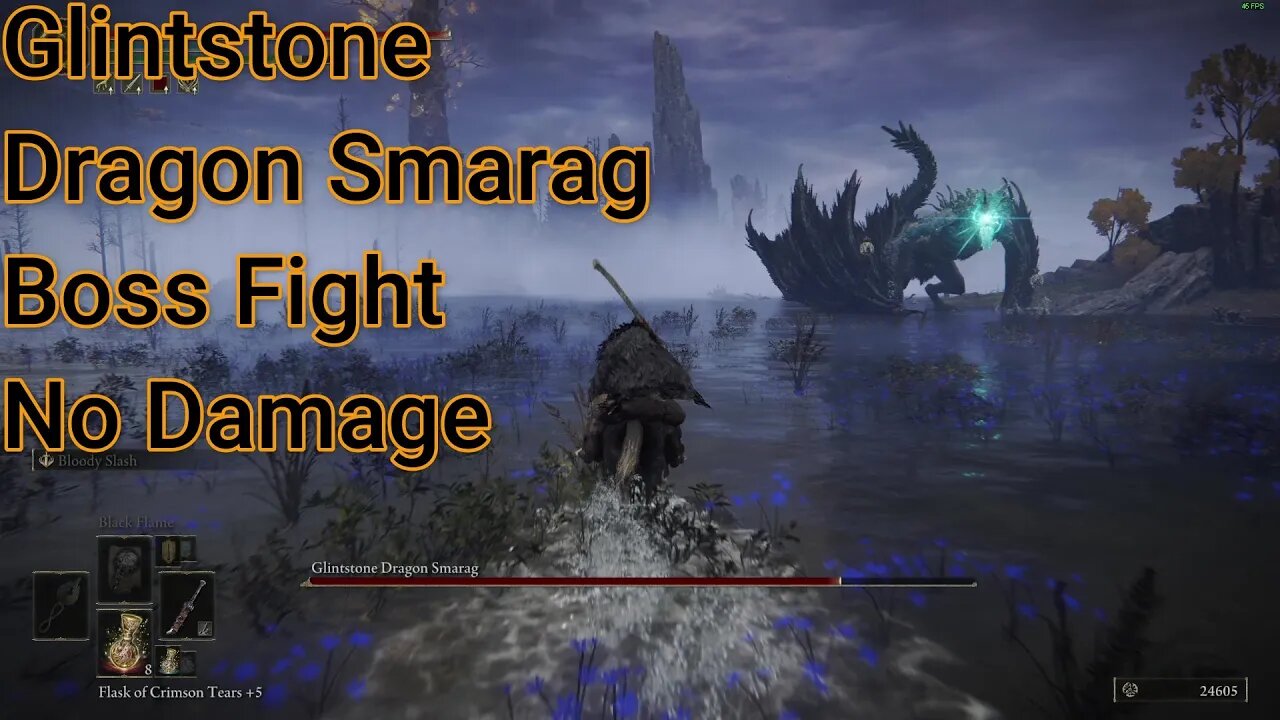 Elden Ring: *No Damage* Glintstone Dragon Smarag Boss Fight