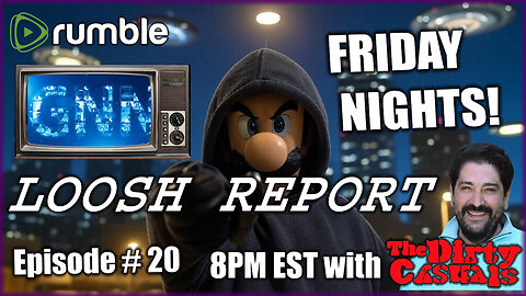 GNN Loosh Report 20 - Luigi Caught! Drone & UFO Hysteria! Minister Failed Espteining w/underwear?!