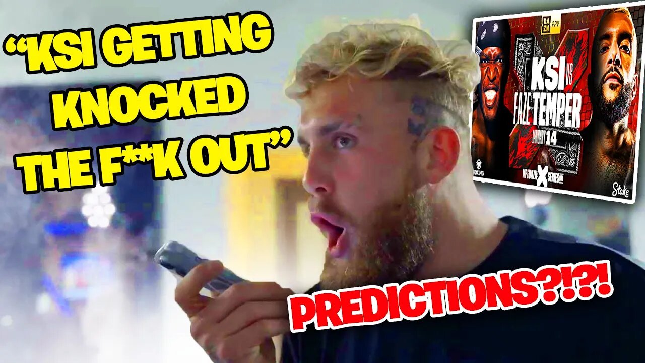 YOUTBERS Predicting KSI vs FaZe Temperrr!!! *GETS HEATED*