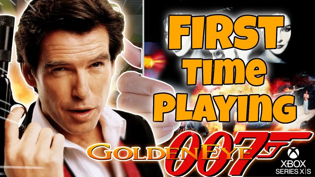 Playing The best James Bond Game - GOLDENEYE 007!