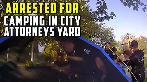 Cops Arrest Idiots Camped In City Attorneys Yard