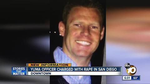 Officer charged with raping San Diego woman