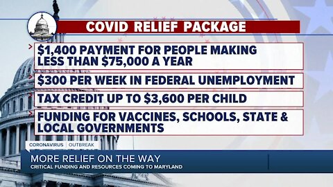 Critical funding and resources coming to Maryland thanks to COVID relief bill