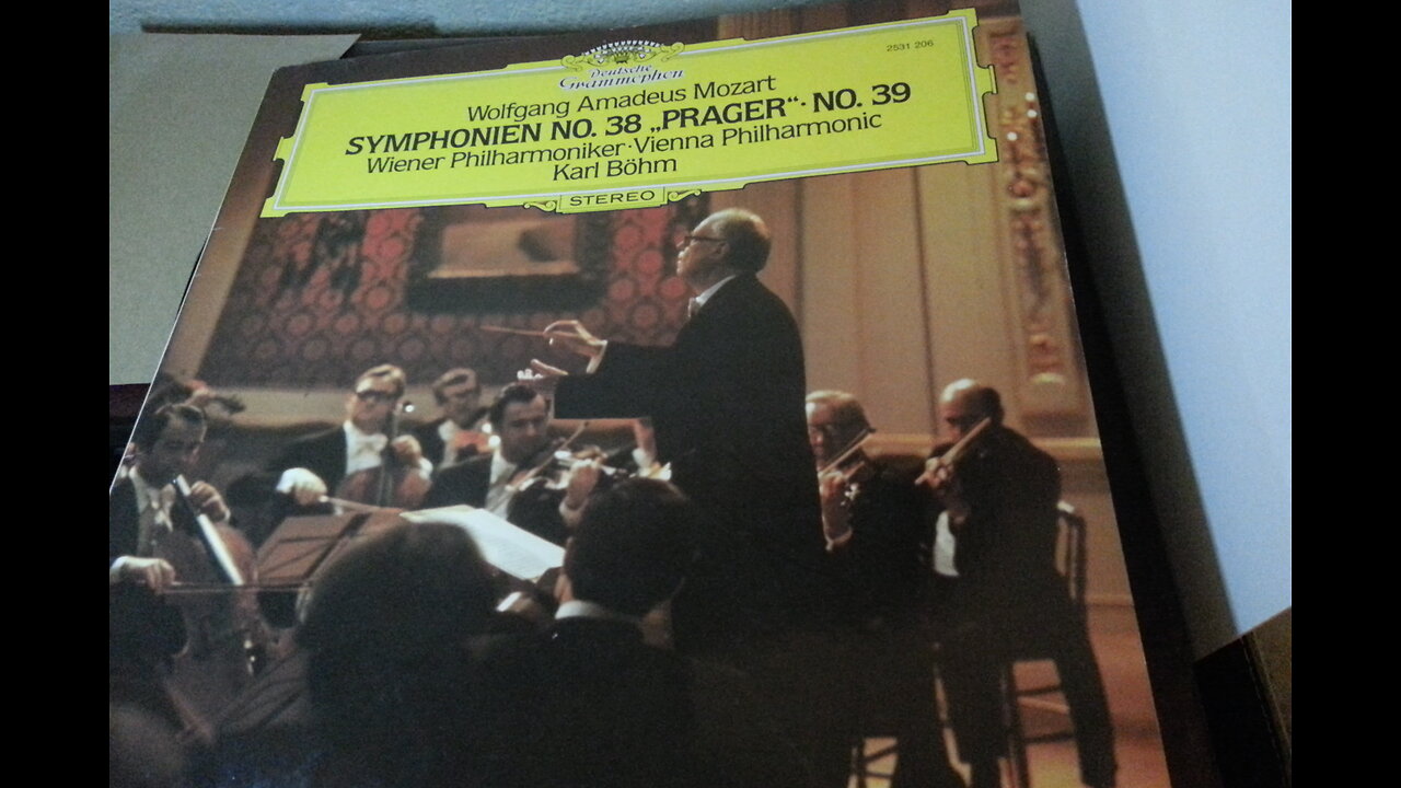 Mozart Symphonies 38 and 39 Karl Bohm Vienna Philharmonic Grammophone 1979 LP