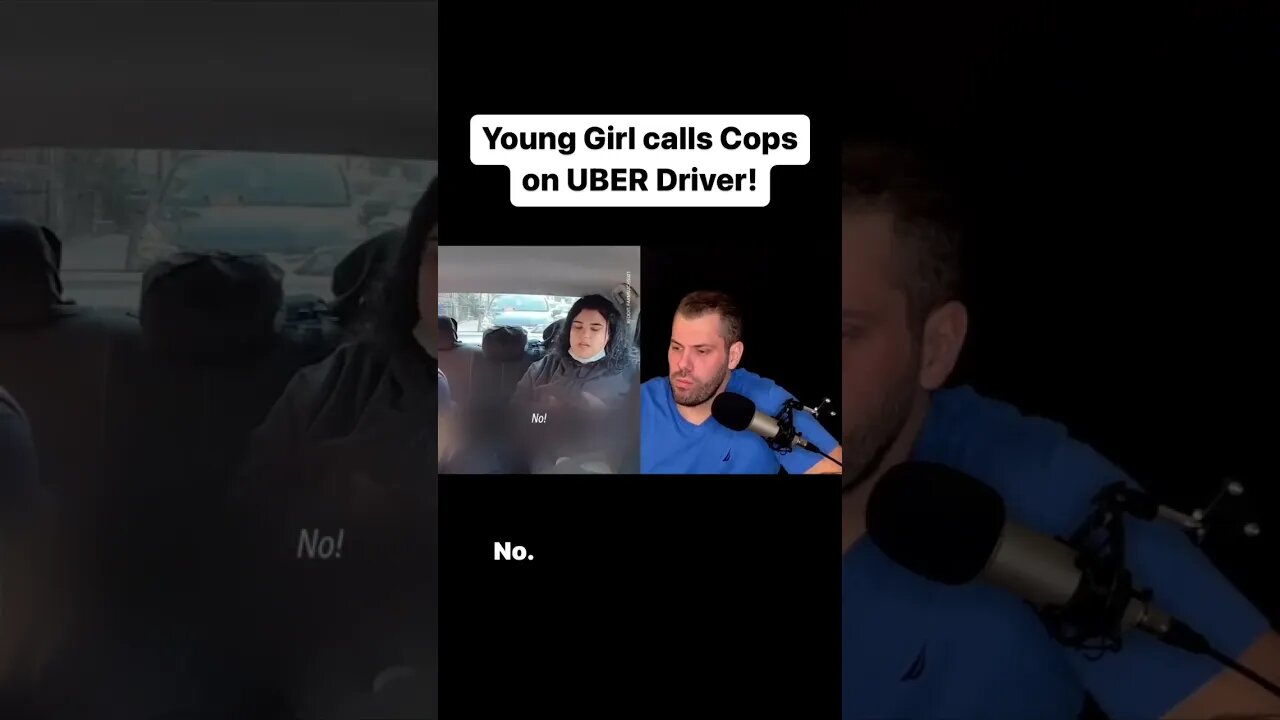 Schoolgirl calls the Police on Uber driver! #shorts