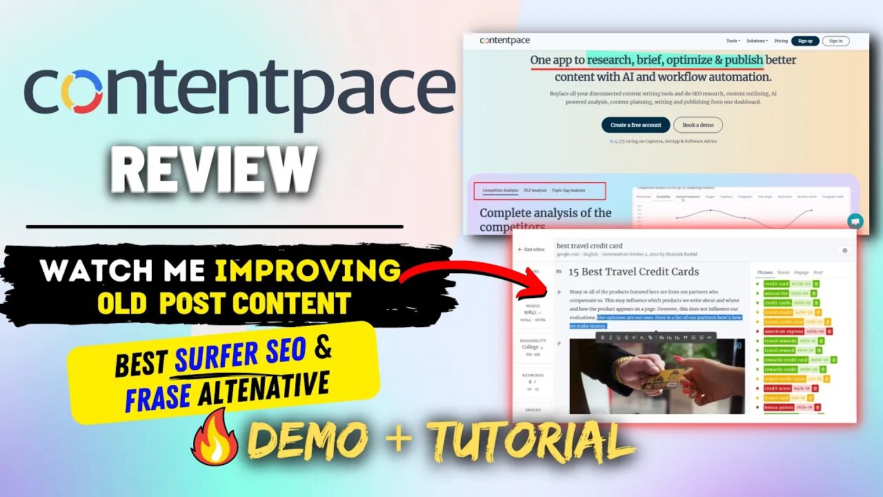 Contentpace Review | Best SurferSEO Alternative for Content Optimzation, Research & Planning