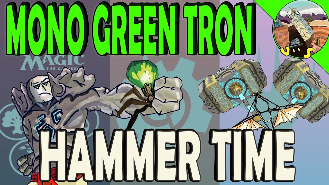 Mono Green Tron VS Hammer Time|Looking for Something Green |Magic The Gathering Online Modern League Match