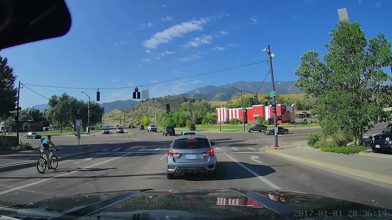 2021 Bad Drivers - Blocking Intersections and Passing on Double Yellows!