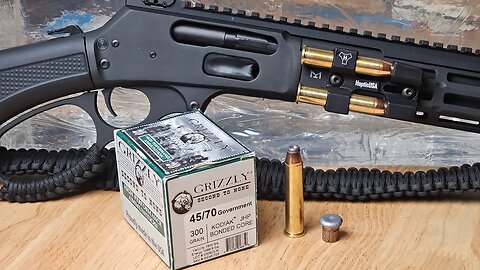 Grizzly 45/70 KODIAK JHP Bonded Core. A 45/70 that's a PLEASURE TO SHOOT??