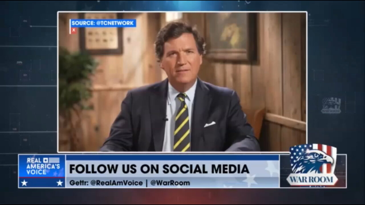 Tucker Carlson on War Room with Steve Bannon