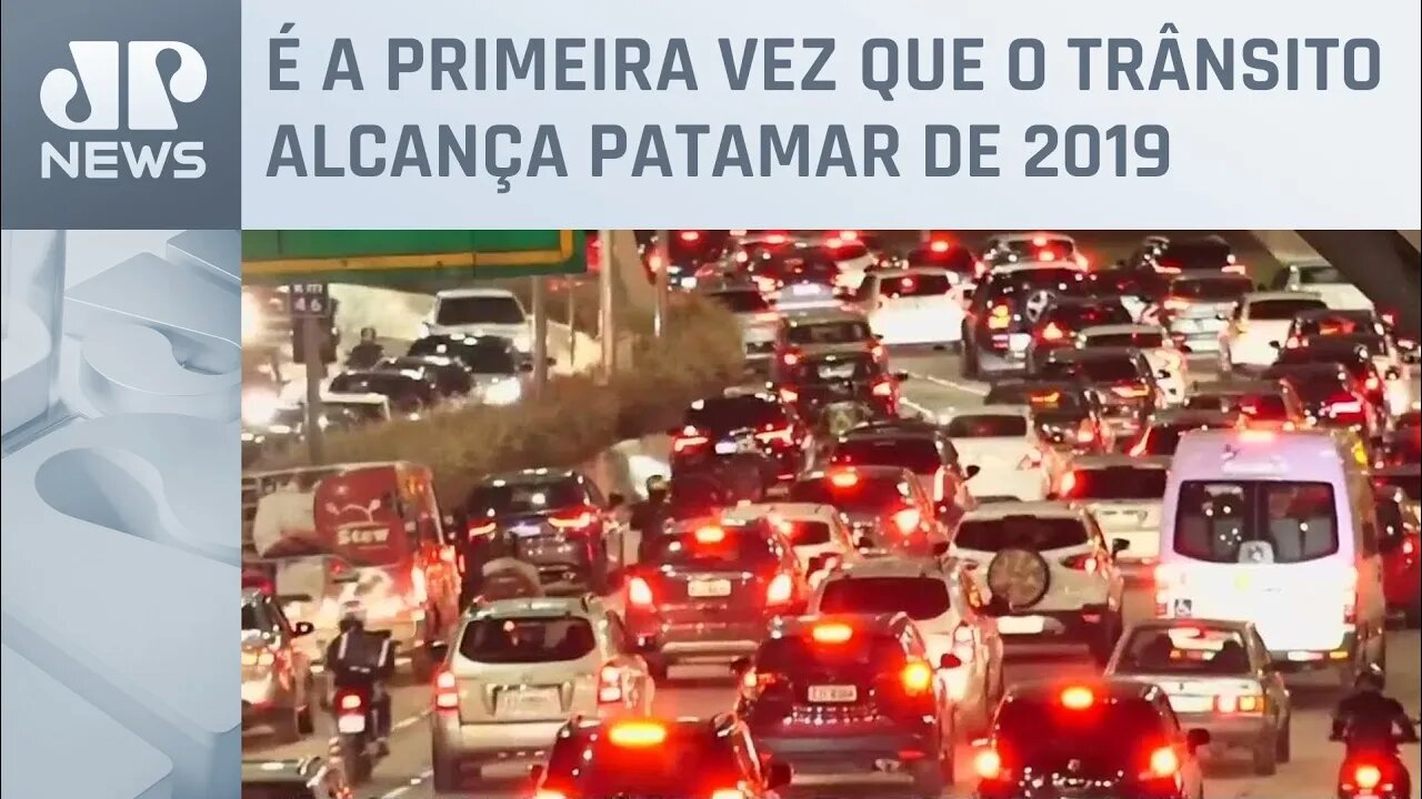 Avenidas de SP voltam ao nível de congestionamento pré-pandemia