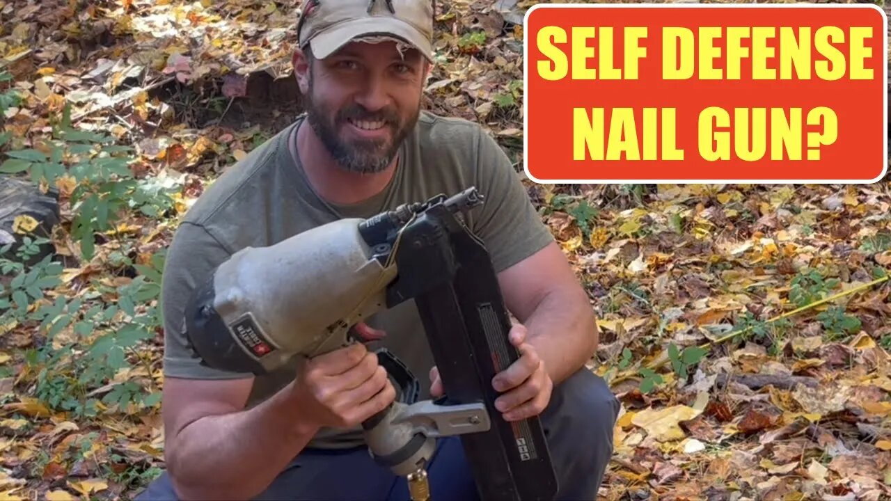 Improvised Self Defense With A Pneumatic Nailer