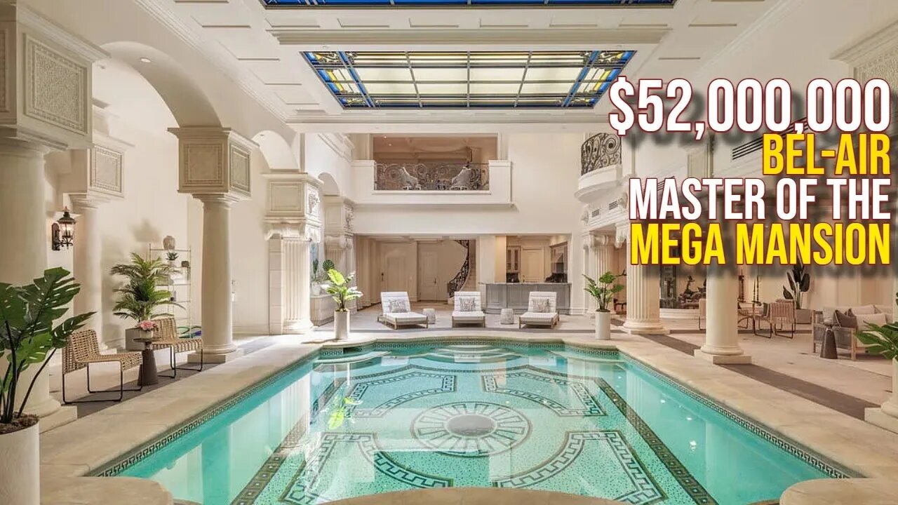 Touring $52,000,000 Bel Air MASTER Mega Mansion