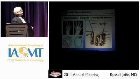 Russel Jaffe MD. discusses evoking healing responses IAOMT 2011 Las Vegas