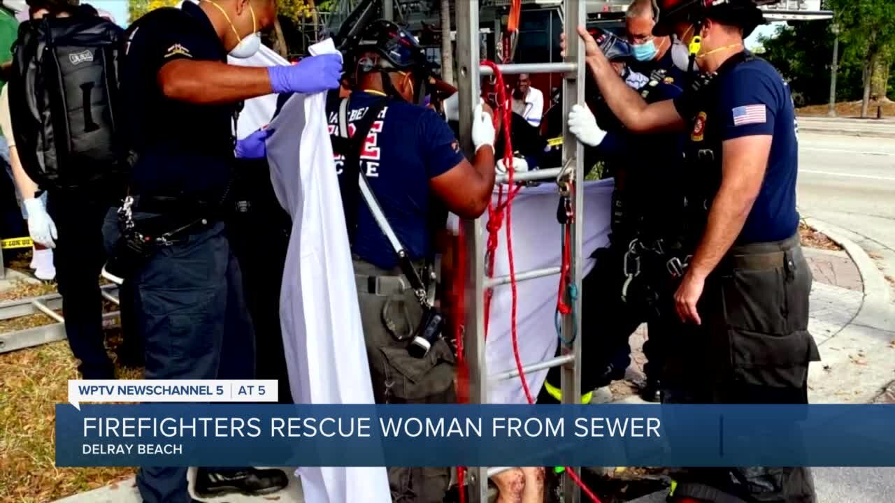 Woman says she was stuck in Delray Beach storm drain for 3 weeks