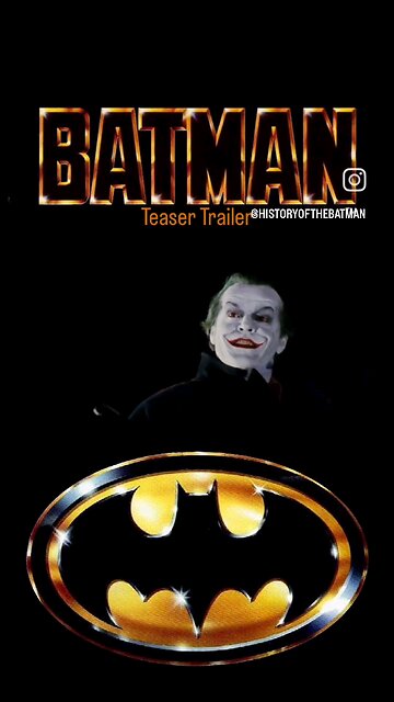 BATMAN TEASER TRAILER 1989