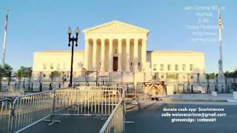 washington dc 5.9.2022 LIVE the Supreme Court fences everywhere the issue of abortion gets heated