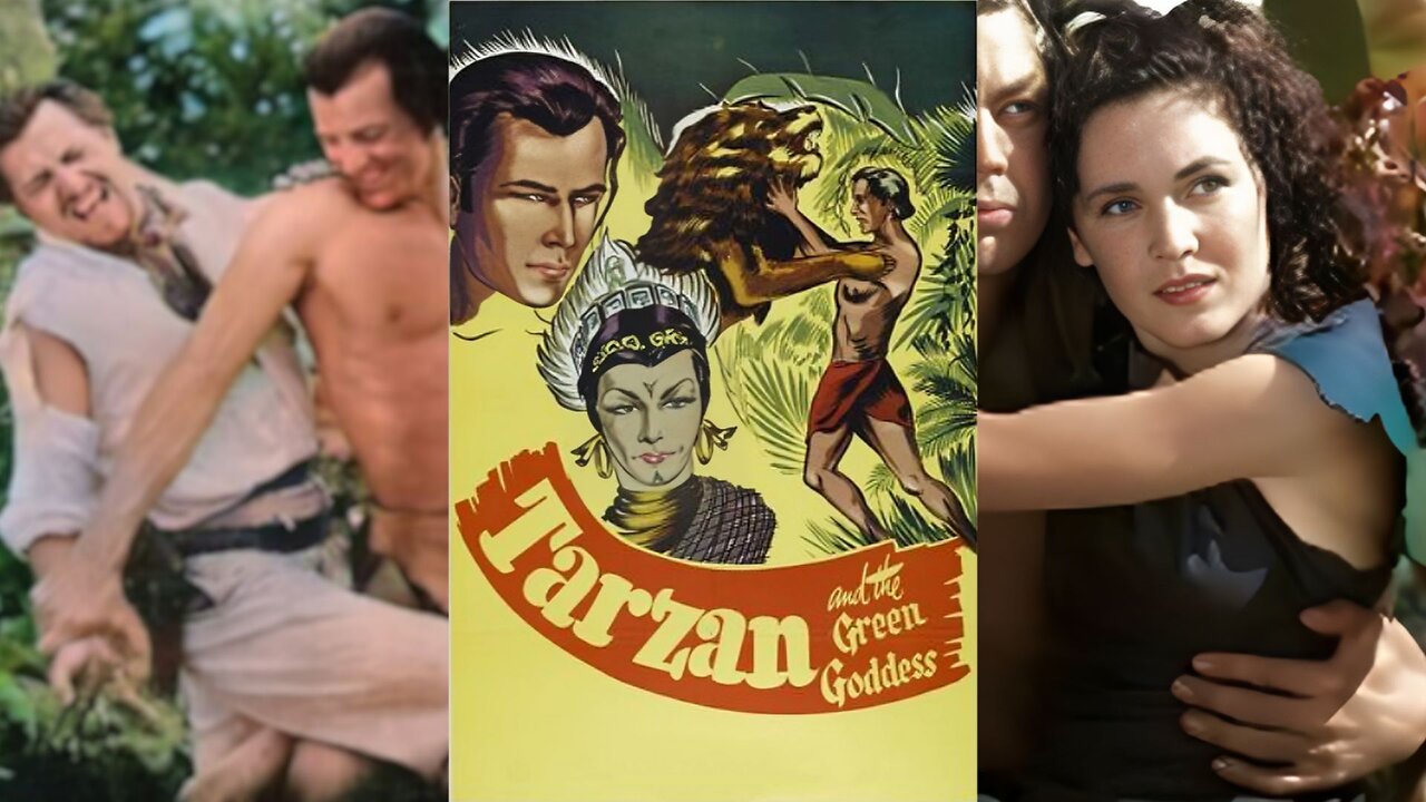 TARZAN AND THE GREEN GODDESS (1938) Bruce Bennett, Ula Holt & Frank Baker | Adventure | COLORIZED