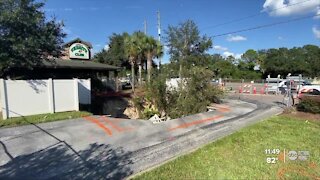 Depression in New Port Richey expands, shutting down parts of Little Rd.