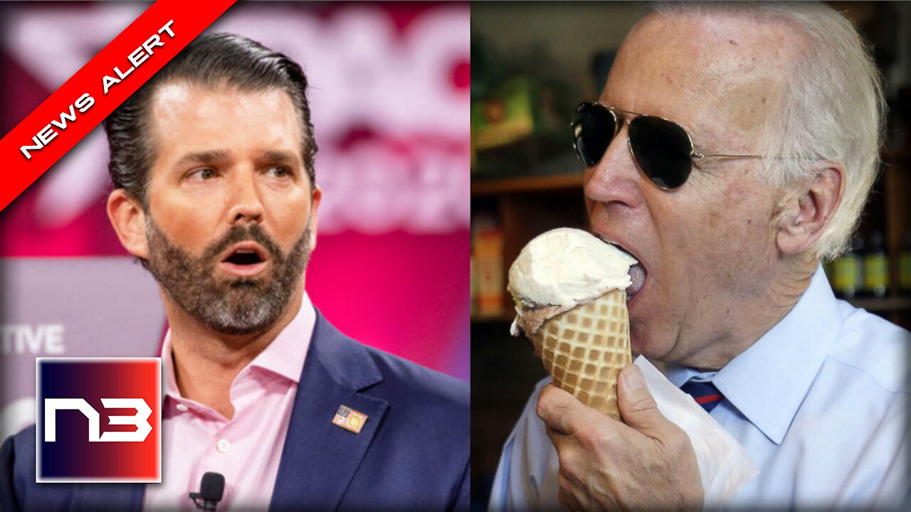 Don Jr just Figured out Why Old Joe is always eating Ice Cream and it makes PERFECT sense