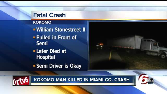 18-year-old from Kokomo dies in Miami County crash