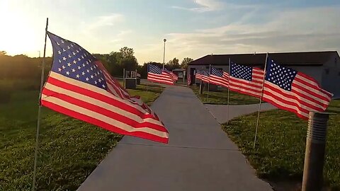 Flags on Labor Day, We Hope everyone had a wonderful Labor Day Holiday