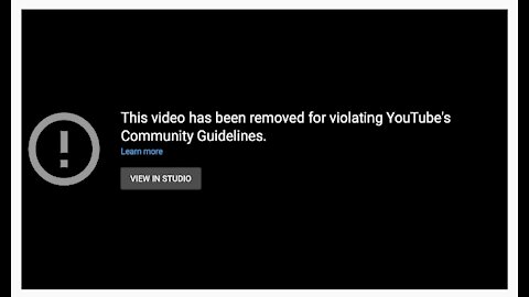 YouTube thought POLICE controlling what you see, what you think and what you believe.