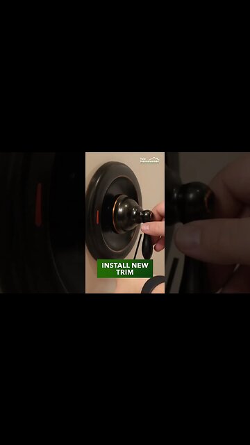 Bathroom Shower Faucet Makeover - Super Quick Guide #shorts