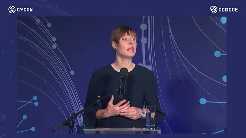 Keynote address by H E Kersti Kaljulaid, President of the Republic of Estonia CyCon 2019 tdWPjEKA