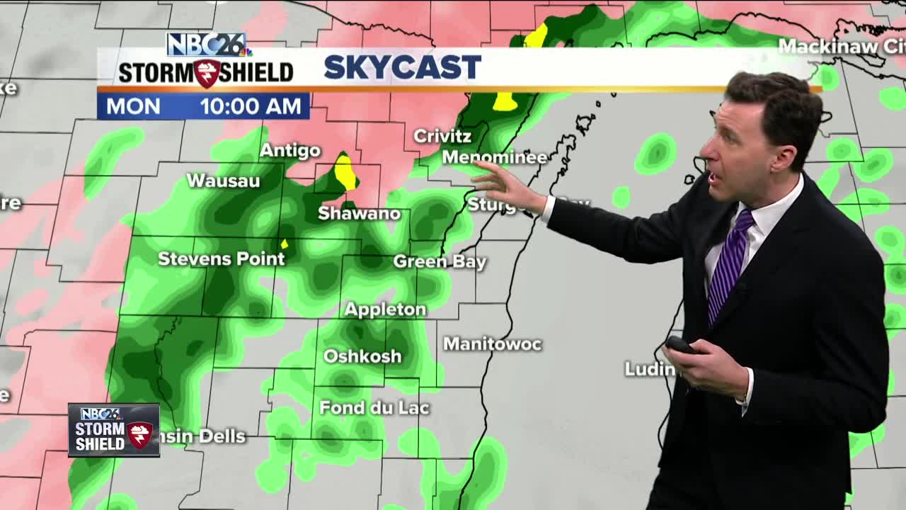 Michael Fish's NBC26 Storm Shield ice weather forecast