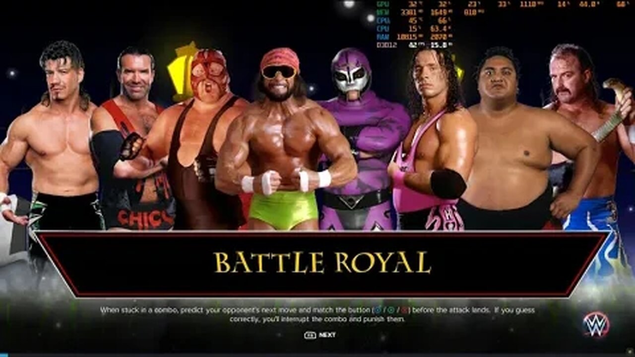 WWE 2K23 PC 1440p Highest Settings Legends Royal Gameplay Ryzen 9 5900X MSI 3080 TI Gaming X Trio