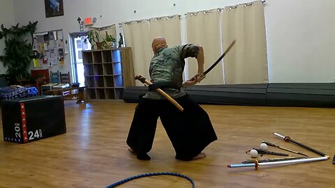 Sword movement practice