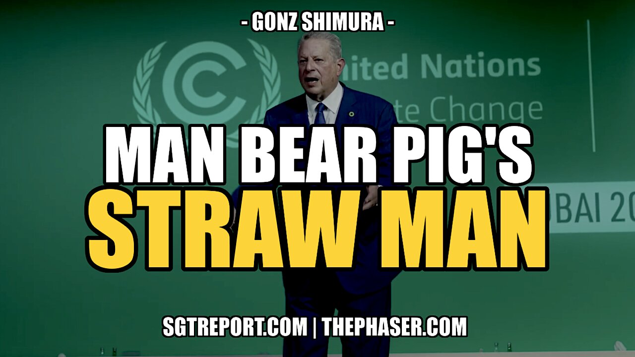 MAN BEAR PIG'S STRAW MAN -- GONZ SHIMURA