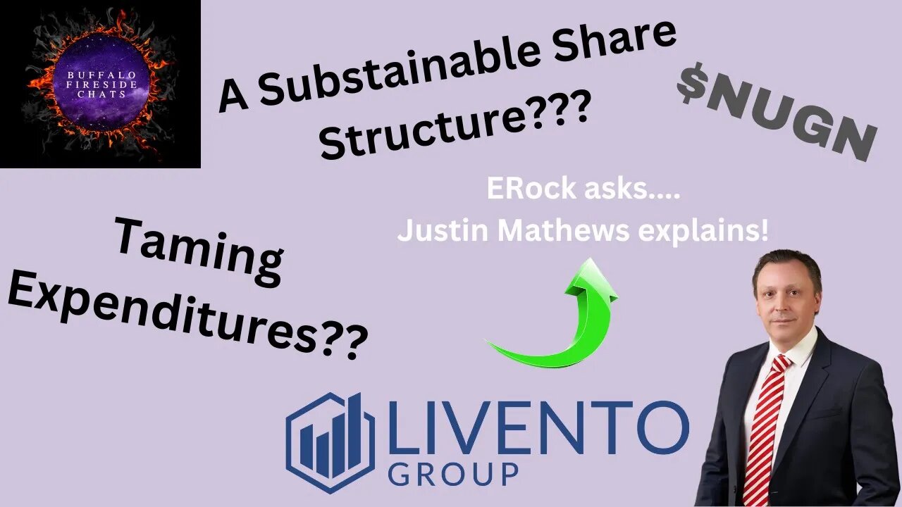 $NUGN STOCK - Justin Mathews explains Share Structure & Expenditures