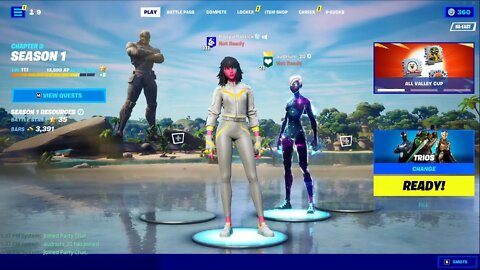 Playing Fortnite Chapter 3 Playing with the Fam