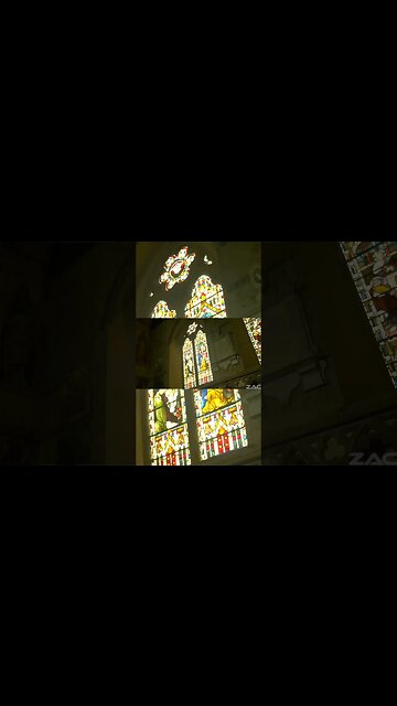 Light would have been transmitted into the Tuning Forks resonating through the Churches #tartaria