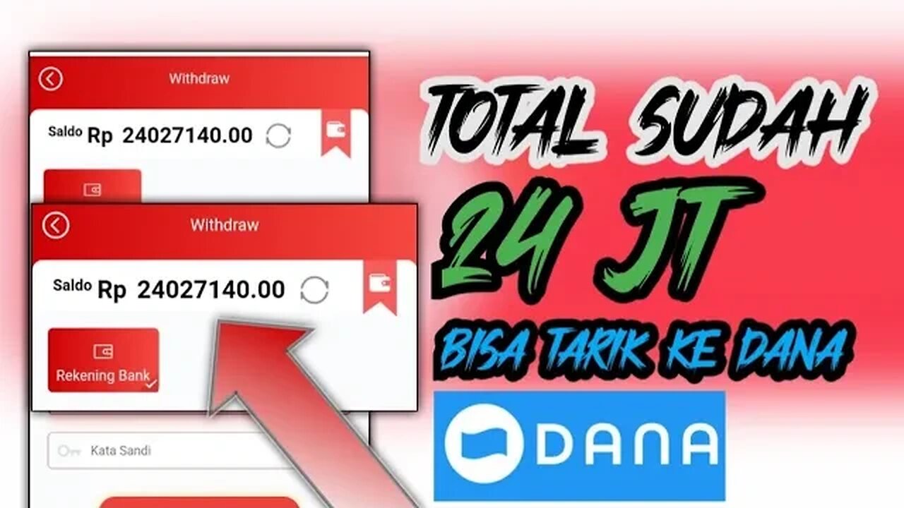 CARA MUDAH MENDAPATKAN SALDO DANA TERBARU HINGGA 1,5 JT TIAP MINGGU LANGSUNG GAS AJA BOSKUH