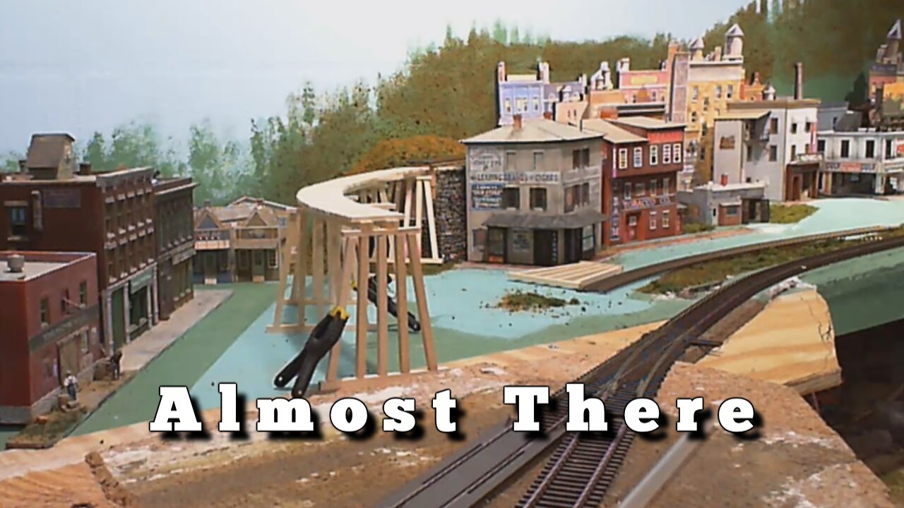 Curved Trestle Construction Progress