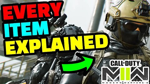 FULL EXPLAINER Of EVERY ITEM in Call of Duty Modern Warfare 2 - CoD MW2 Item Overview